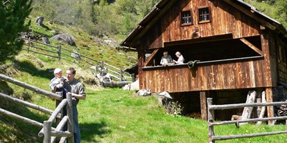 Urlaub auf dem Bauernhof - Art der Landwirtschaft: Tierhaltung - Dellach (Dellach, Dellach im Drautal) - Almhütte in der Ragga-Alm - Bio-Bauernhof Auernig