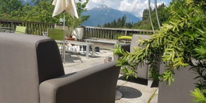 vacation on the farm - Arriach - nawu_apartments_Terrasse_entspannen_Panorama - nawu apartments