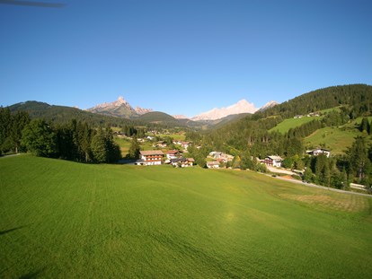 Urlaub auf dem Bauernhof - Mithilfe beim: Heuernten - Österreich - Ausblick vom Haus - Mittersteghof