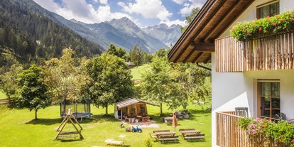 Urlaub auf dem Bauernhof - Trentino-Südtirol - Untermairhof Garten - Untermairhof