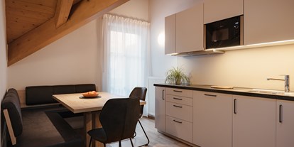 Urlaub auf dem Bauernhof - ideal für: Familien - Trentino-Südtirol - Küche Wohnungen - Untermairhof
