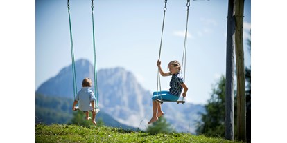 Urlaub auf dem Bauernhof - Lagerfeuerstelle - Südtirol - Obereggerhof