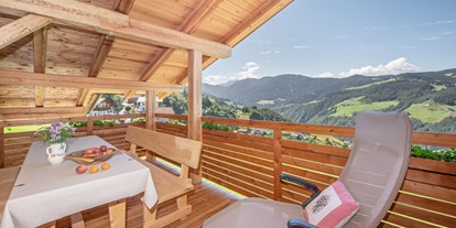 Urlaub auf dem Bauernhof - Tiere am Hof: Streicheltiere - Trentino-Südtirol - Balkon - Wieserhof