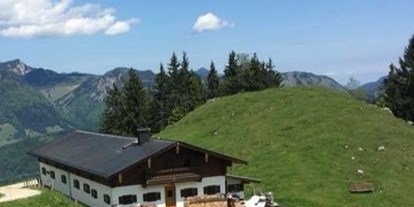 Urlaub auf dem Bauernhof - Tagesausflug möglich - Tirol - Unsere Almhütte am Heuberg in Walchsee - Großwolfing