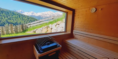 Urlaub auf dem Bauernhof - Österreich - Sauna mit Panoramablick - Bio und Reiterhof der Veitenhof