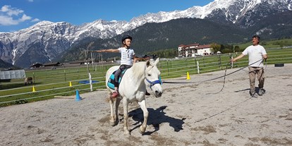 Urlaub auf dem Bauernhof - Tiere am Hof: Pferde - Salzburg - Thomanhof Baby und Kinderbauernhof