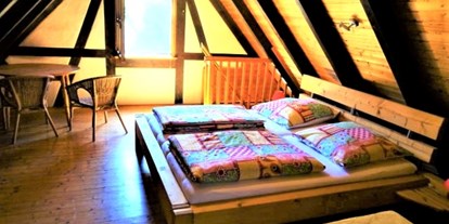Urlaub auf dem Bauernhof - Bayern - Schlafzimmer "Drei Zinnen" Ferienhof Hohe - Ferienhof Hohe