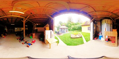 Urlaub auf dem Bauernhof - Deutschland - Spielscheune Ferienhof Hohe
360° Aufnahmen - virtueller Rundgang - Ferienhof Hohe