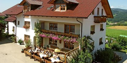 Urlaub auf dem Bauernhof - Terrasse oder Balkon am Zimmer - Bayern - Ederhof