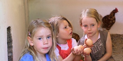 Urlaub auf dem Bauernhof - Fernseher am Zimmer - Deutschland - Eier sammeln - Der Eichenhof