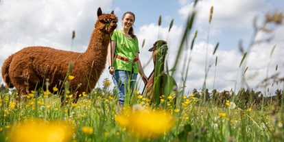 Urlaub auf dem Bauernhof - Rheinland-Pfalz - Alpakaspaziergänge  - Hubertushof Eifel