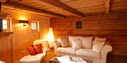 Urlaub auf dem Bauernhof - Wellness: Sauna - Tirol - kleine Stubde im Nobahof - Nobahof am Wilden Kaiser