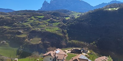 Urlaub auf dem Bauernhof - Gemeinschaftsterrasse - Trentino-Südtirol - Pignathof 