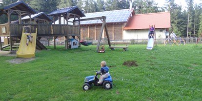Urlaub auf dem Bauernhof - Fahrzeuge: Balkenmäher - St. Gertraud (Frantschach-St. Gertraud) - Spielplatz - BIO - Hotel - Alpengasthof Koralpenblick