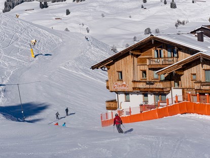 Urlaub auf dem Bauernhof - Mithilfe beim: Heuernten - Österreich - Skiurlaub direkt an der Skipiste - Ferienwohnungen Perfeldhof