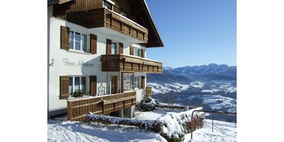 Urlaub auf dem Bauernhof - Skifahren - Vorarlberg - Haus Adlerhorst Winter - Haus Adlerhorst