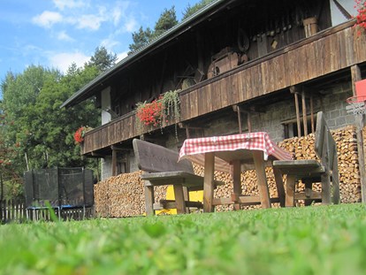 Urlaub auf dem Bauernhof - Südtirol - Garten - Ferienwohnungen Oberwieserhof