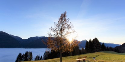 Urlaub auf dem Bauernhof - Nassfeld-Pressegger See - Wenn im Tal die Nebelsuppe steht herrscht bei uns am Berg meistens Sonnenschein - Panoramahof am Goldberg