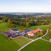 Urlaub auf dem Bauernhof: Luftbild Grasleiten - Gut Grasleiten