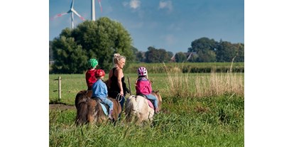Urlaub auf dem Bauernhof - Tiere am Hof: Gänse - Ponyführen - Warfthof Wollatz - Nordseeurlaub mit Feinsinn