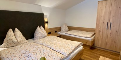 Urlaub auf dem Bauernhof - Preisniveau: moderat - Salzburg - Schlafzimmer - Appartement 2 - Finkhof Appartements