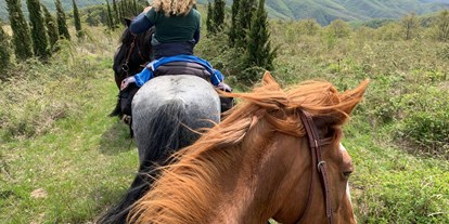 Urlaub auf dem Bauernhof - Tiere am Hof: Pferde - Italien - Ausritte in die wunderschöne Umgebung - Agriturismo Casa Bivignano - Toskana