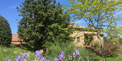 Urlaub auf dem Bauernhof - Terrasse oder Balkon am Zimmer - Chianti - Siena - Frühlingsgefühle in Bivignano - Agriturismo Casa Bivignano - Toskana