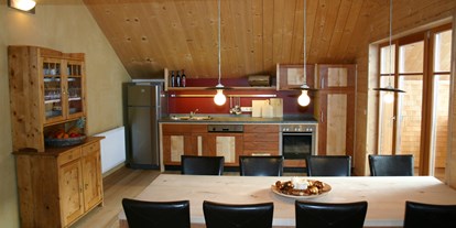 Urlaub auf dem Bauernhof - ideal für: Familien - Vorarlberg - Wohnküche Appartement 6 - Villa Natur